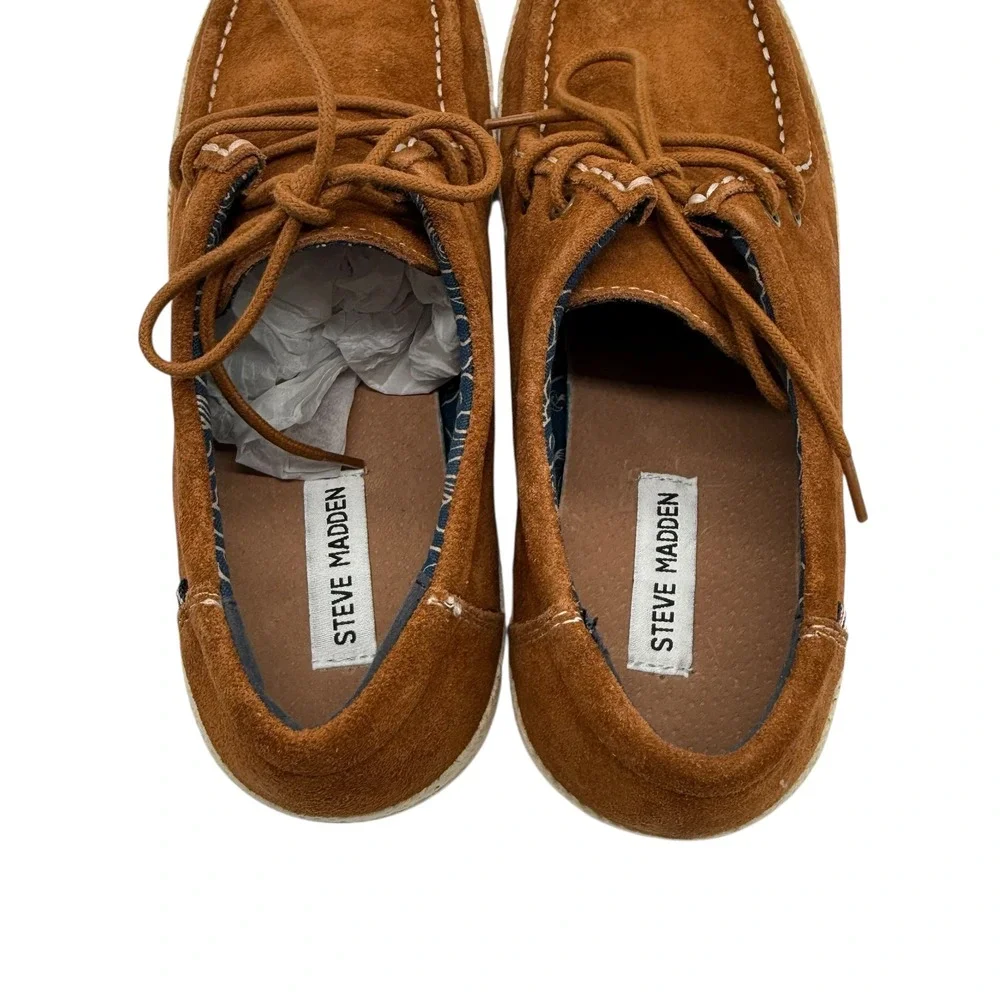 Steve Madden Slope Tan‎ Suede Espadrille Loafer Casual Shoes - Men's Size 9